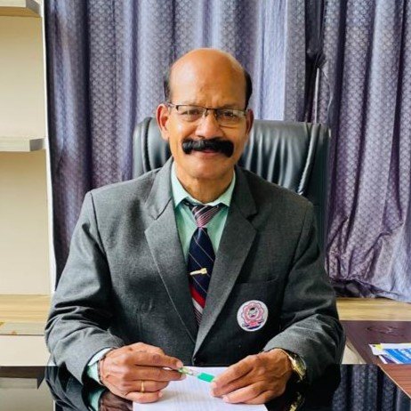 Portrait of Dr. V.Sundhar., MA., M Ed., M Phil., PhD.,, Principal